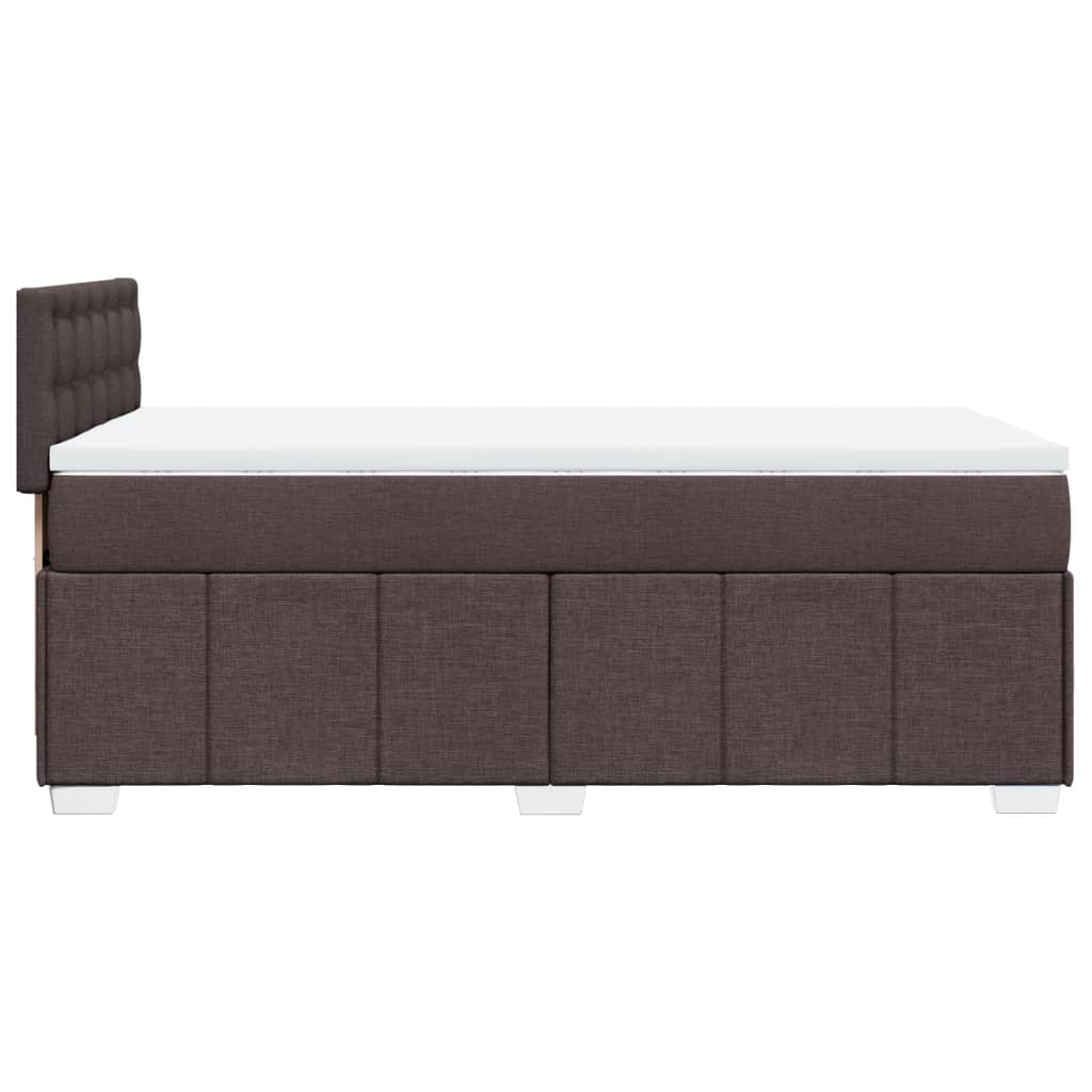 Sommier à lattes de lit avec matelas Marron foncé 90x190 cm - XIOS
