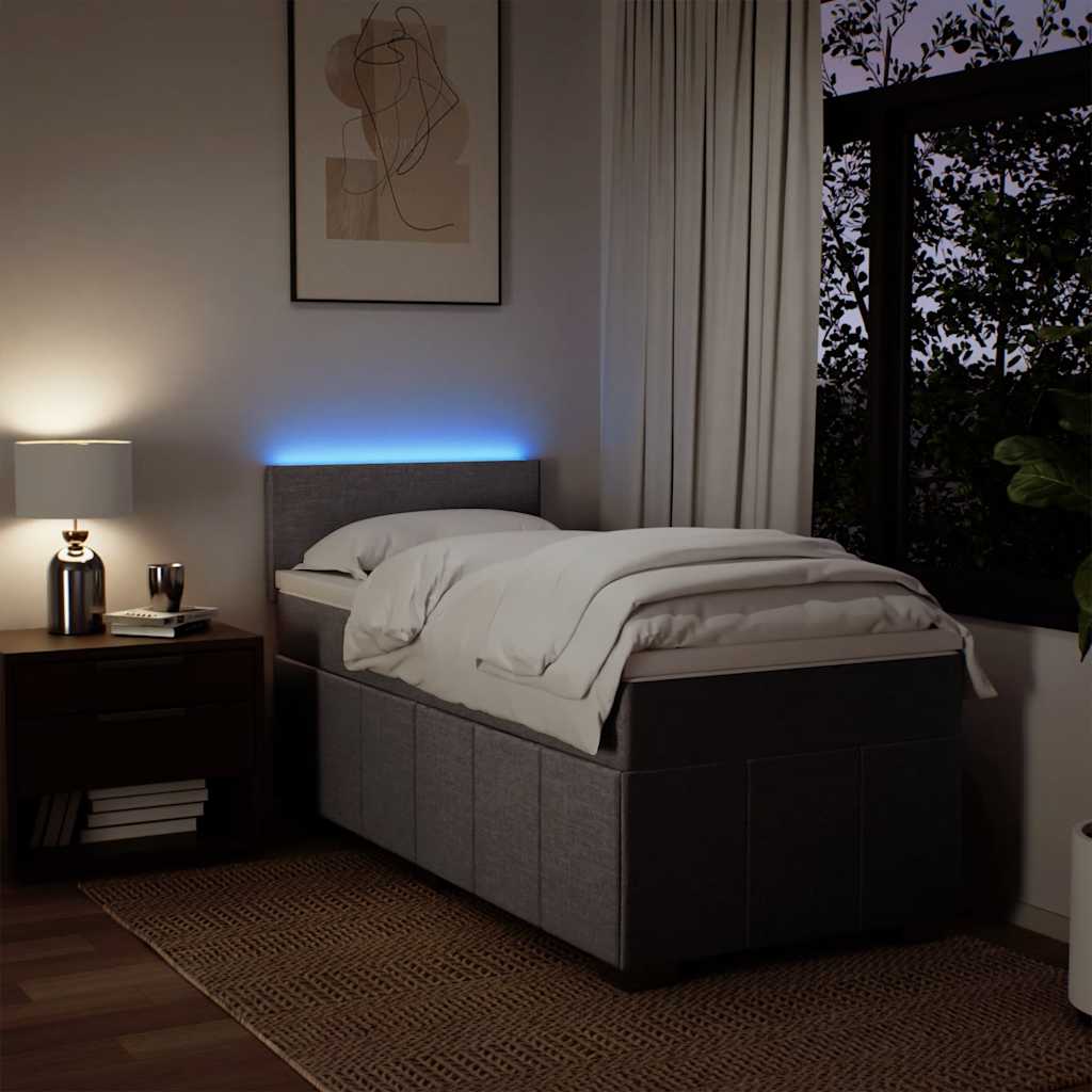 Sommier à lattes de lit avec matelas Marron foncé 90x200 cm - XIOS