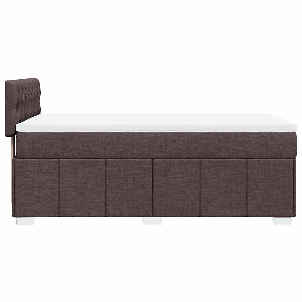 Sommier à lattes de lit avec matelas Marron foncé 90x200 cm - XIOS