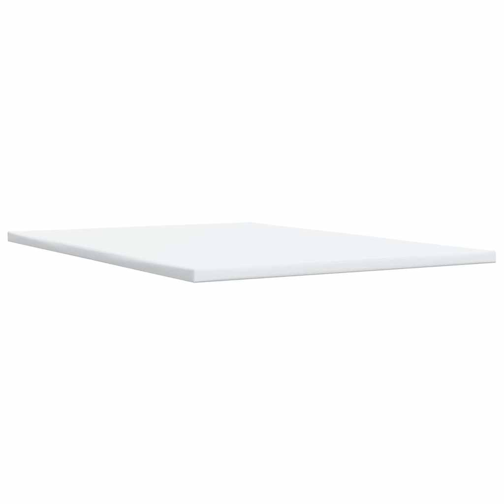 Sommier à lattes de lit avec matelas Gris clair 140x200cm Tissu - XIOS