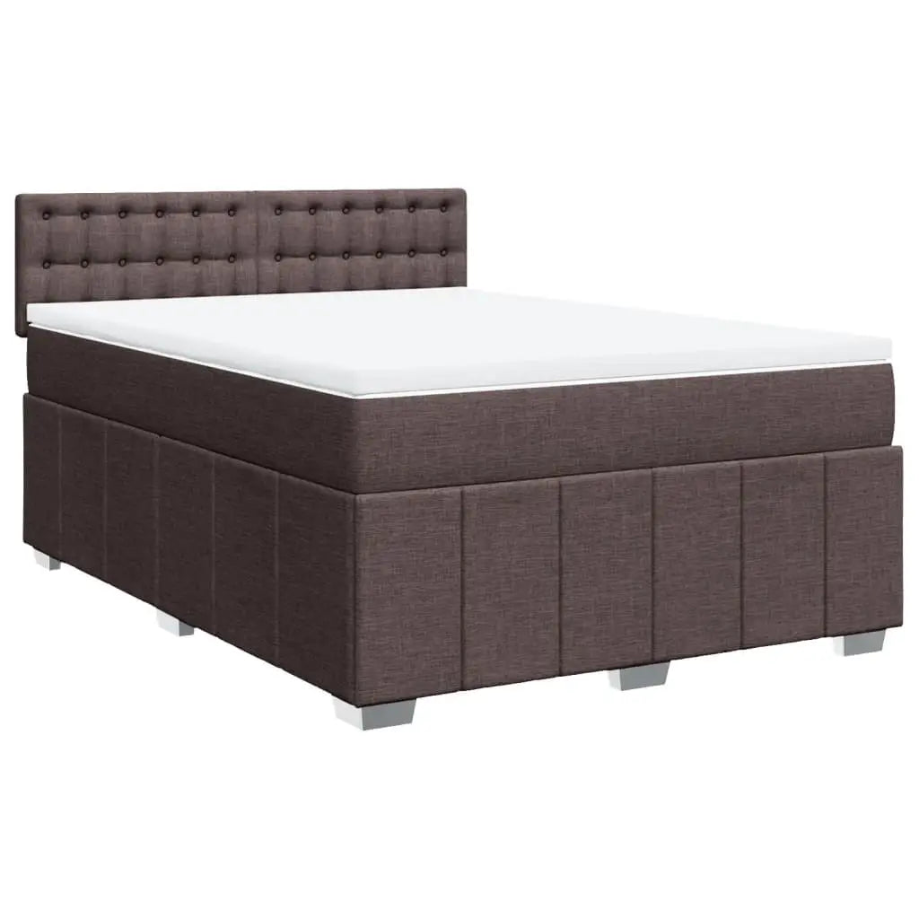 Sommier à lattes de lit avec matelas Marron foncé 160x200 cm - XIOS