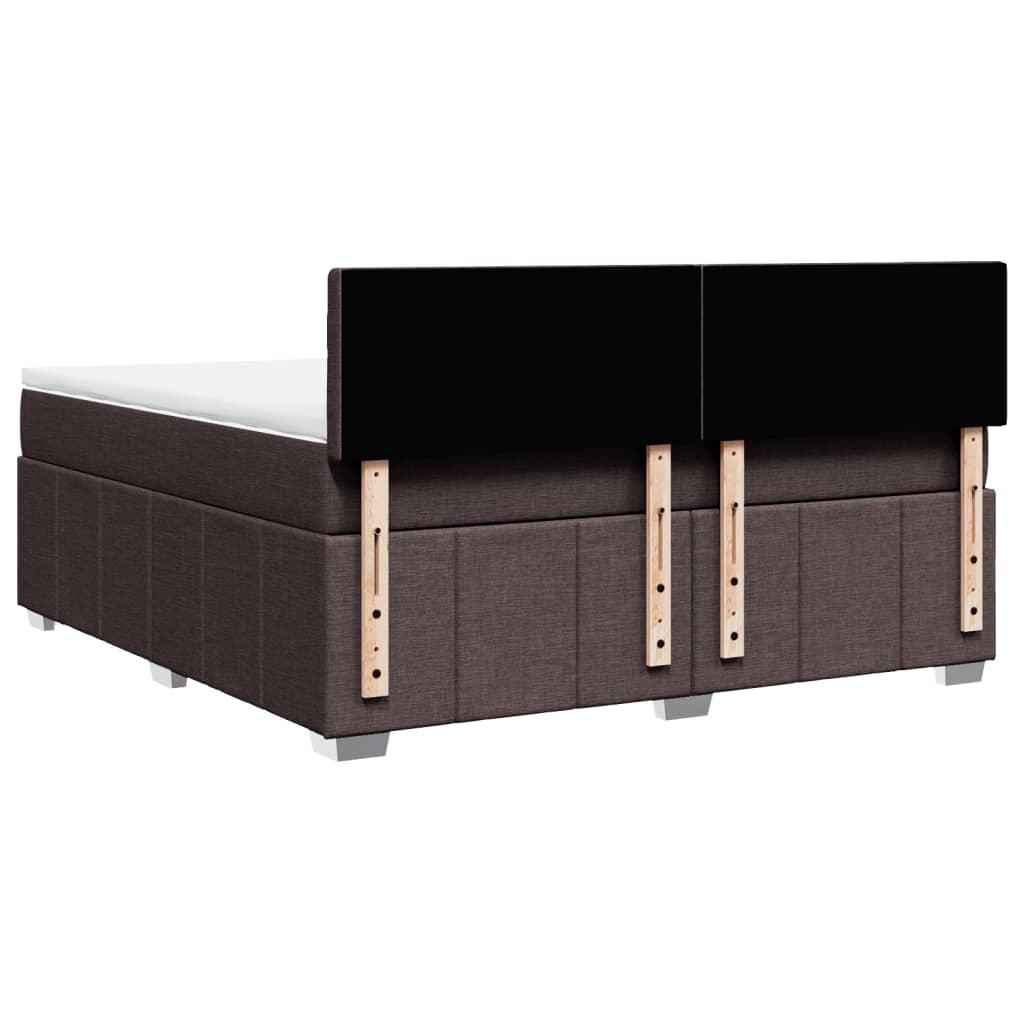 Sommier à lattes de lit avec matelas Marron foncé 180x200 cm - XIOS