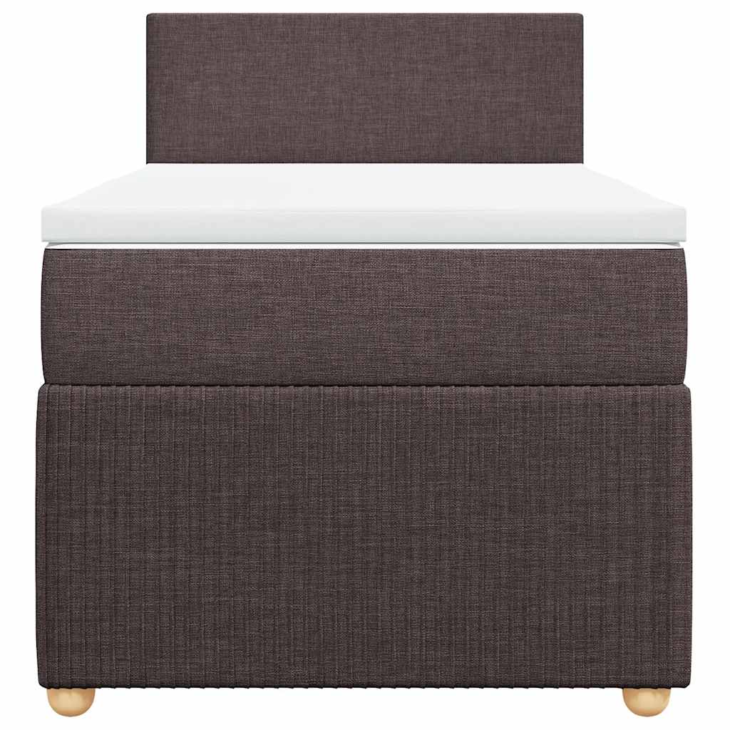 Sommier à lattes de lit avec matelas Marron foncé 80x200 cm - XIOS