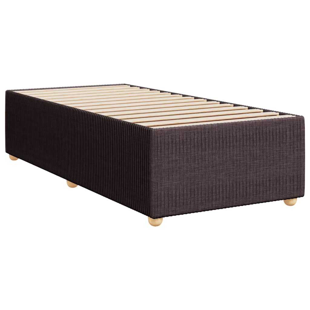 Sommier à lattes de lit avec matelas Marron foncé 80x200 cm - XIOS
