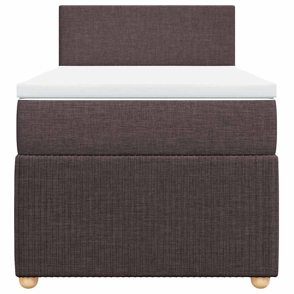 Sommier à lattes de lit avec matelas Marron foncé 90x190 cm - XIOS