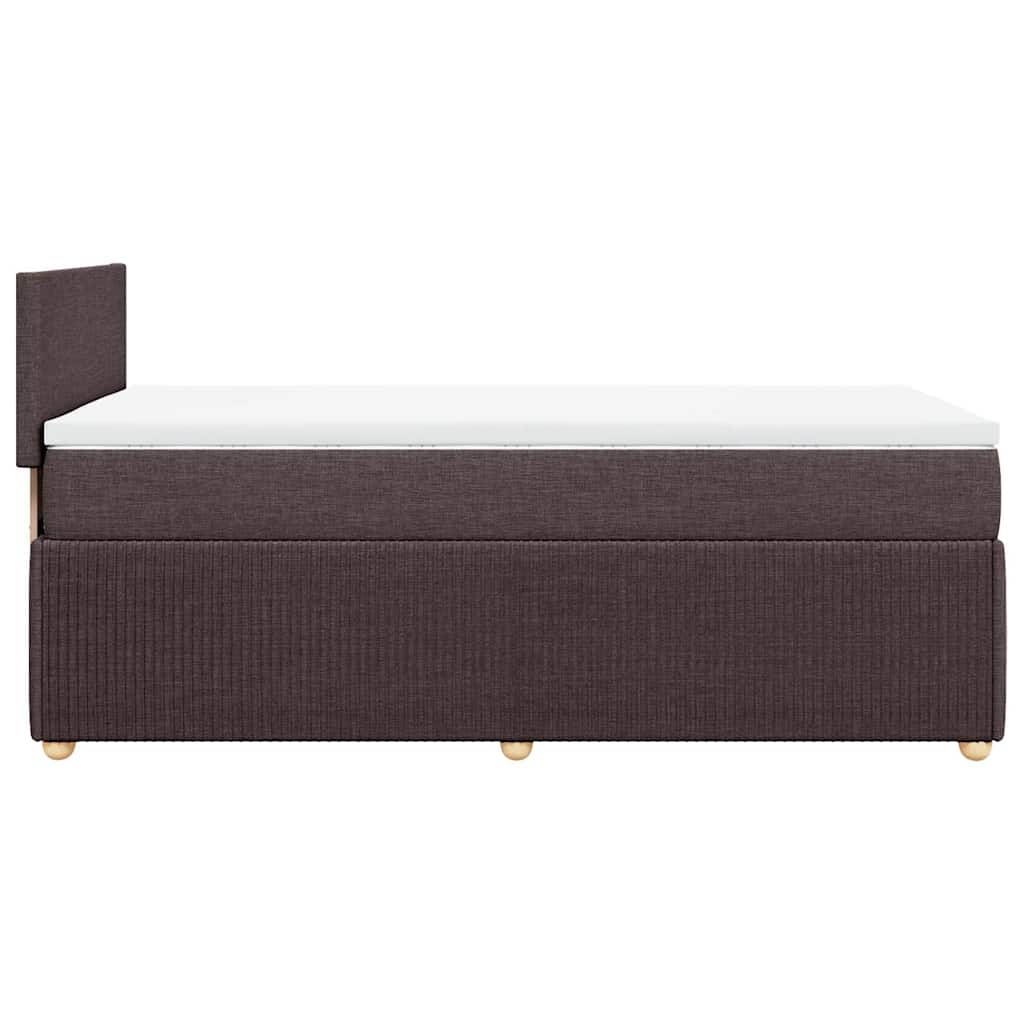 Sommier à lattes de lit avec matelas Marron foncé 90x190 cm - XIOS
