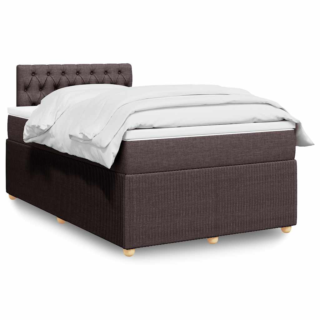 Sommier à lattes de lit avec matelas Marron foncé 120x200 cm - XIOS