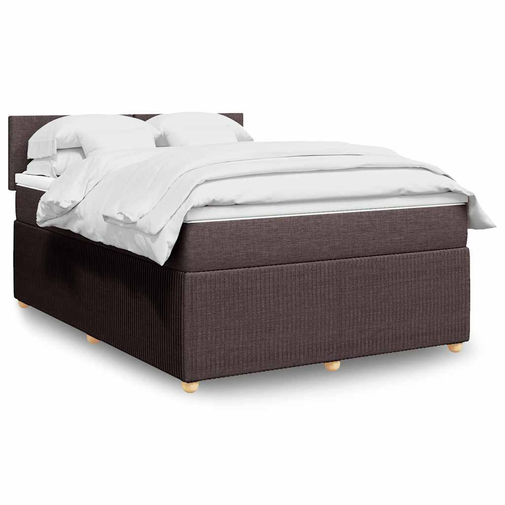 Sommier à lattes de lit avec matelas Marron foncé 140x200 cm - XIOS
