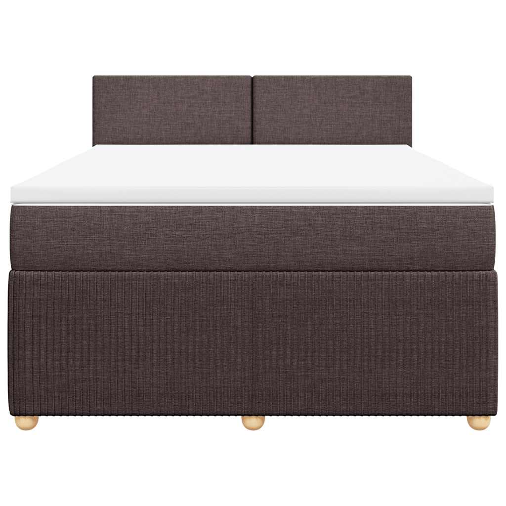 Sommier à lattes de lit avec matelas Marron foncé 160x200 cm - XIOS