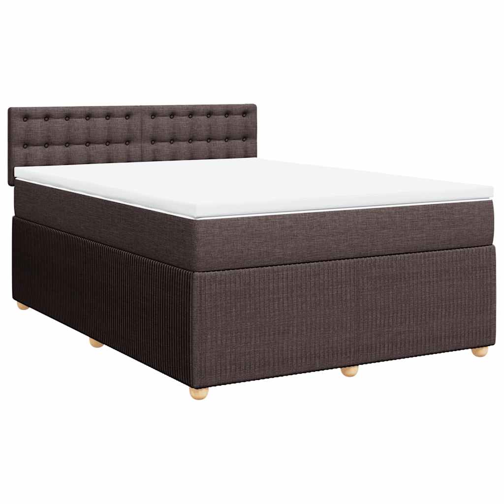 Sommier à lattes de lit avec matelas Marron foncé 160x200 cm - XIOS