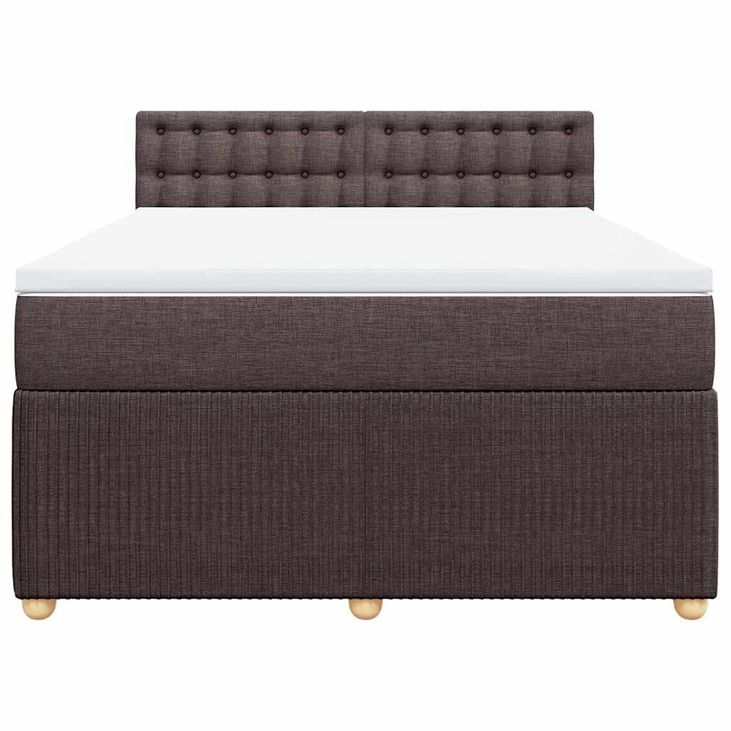 Sommier à lattes de lit avec matelas Marron foncé 160x200 cm - XIOS
