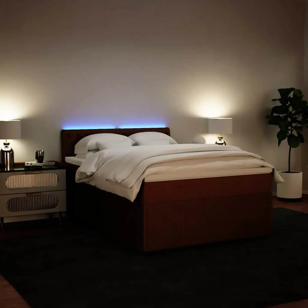 Sommier à lattes de lit avec matelas Rose 140x190 cm Velours - XIOS