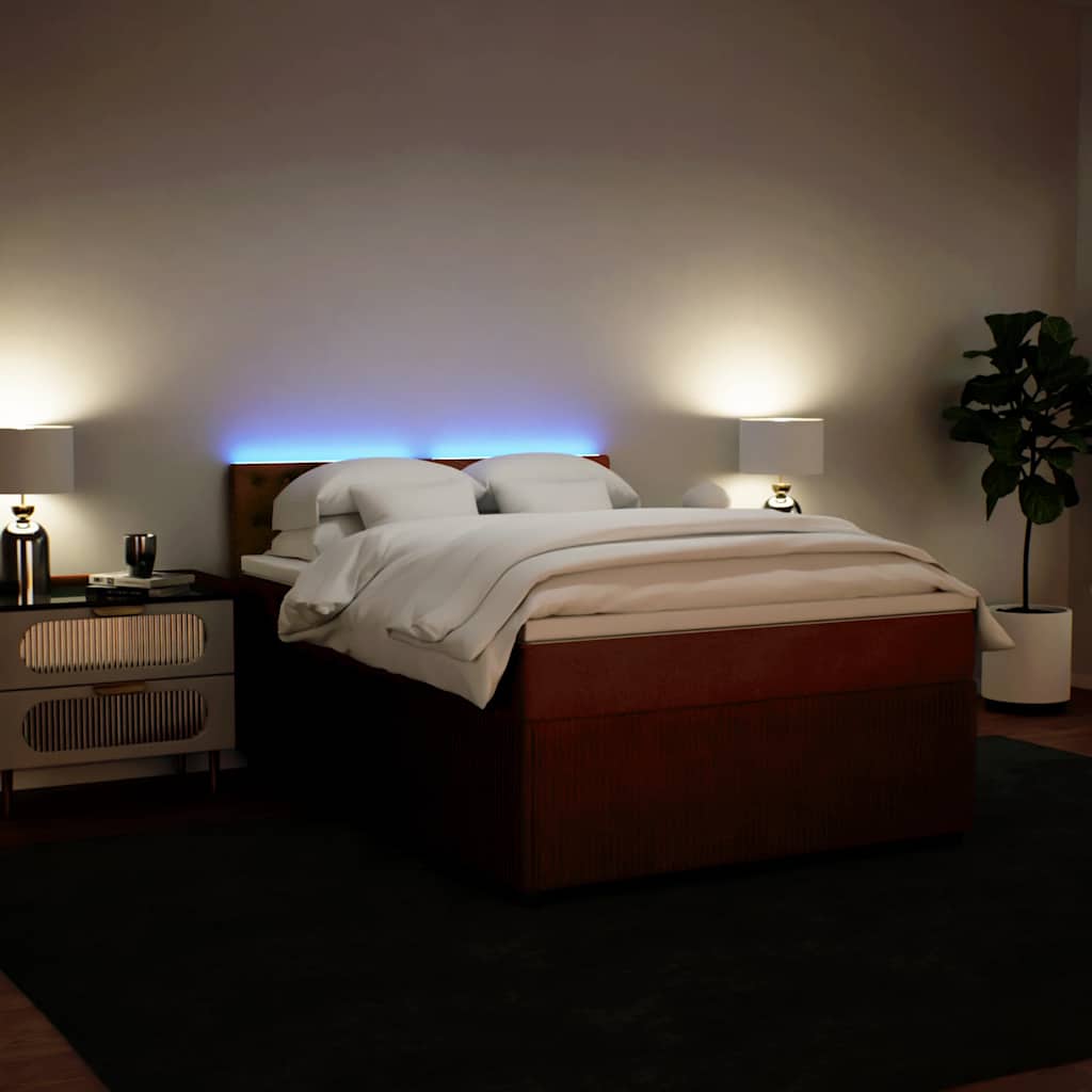 Sommier à lattes de lit avec matelas Rose 140x190 cm Velours - XIOS
