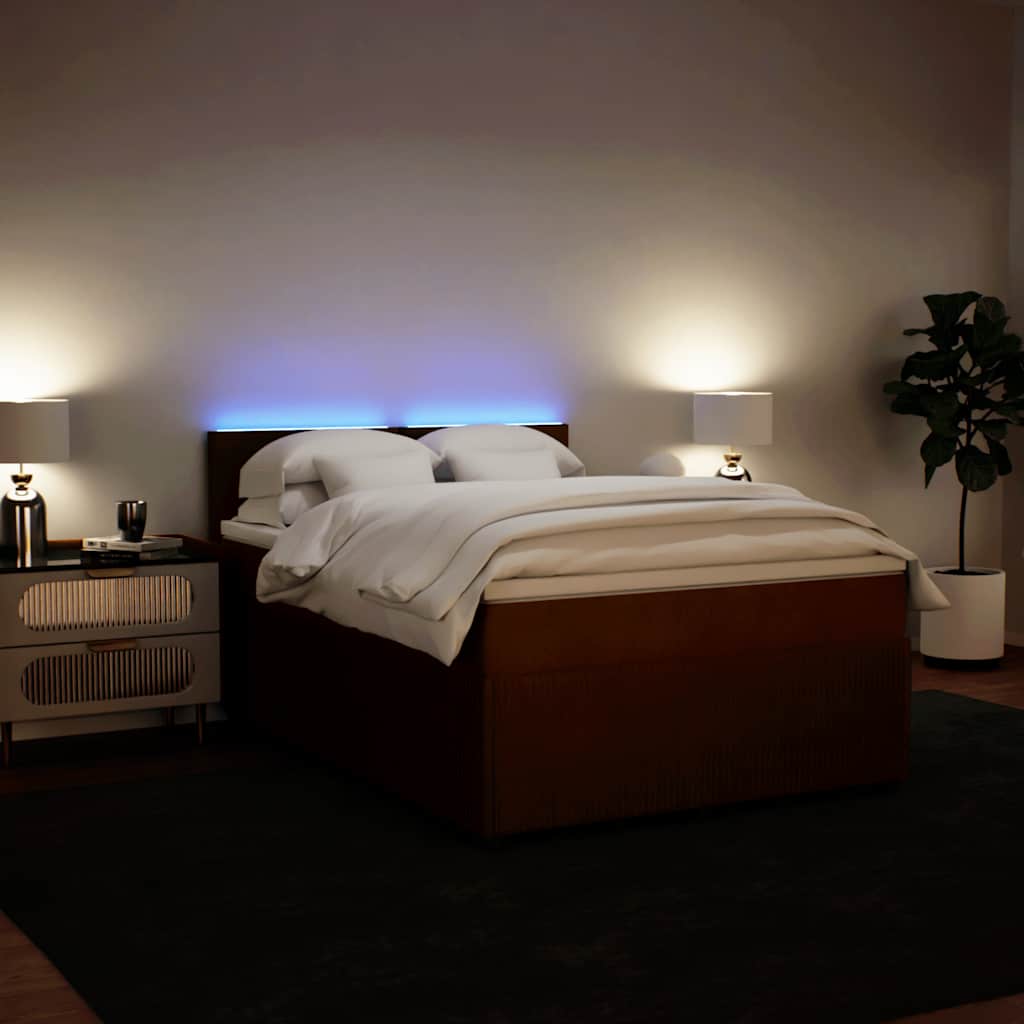 Sommier à lattes de lit avec matelas Rose 140x200 cm Velours - XIOS