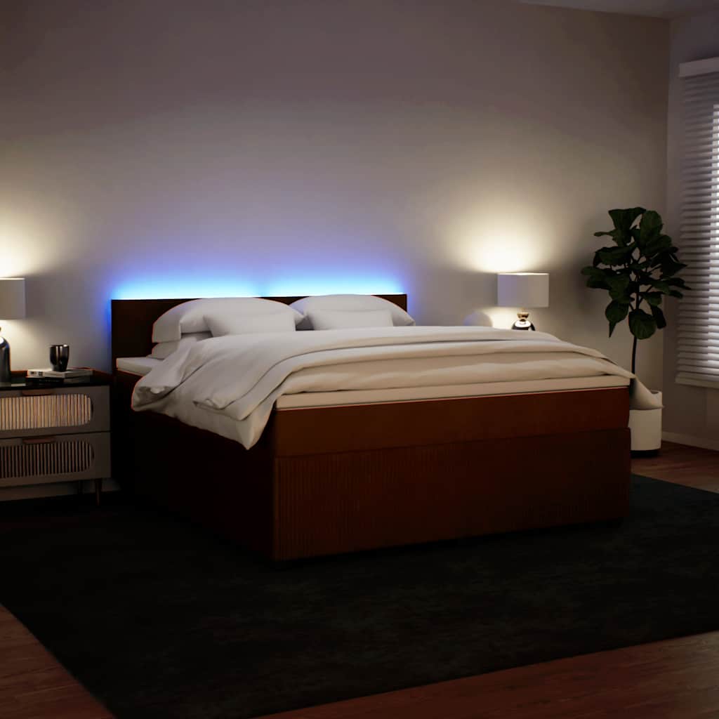 Sommier à lattes de lit avec matelas Rose 180x200 cm Velours - XIOS