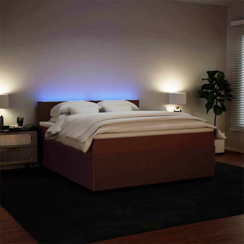 Sommier à lattes de lit avec matelas Rose 180x200 cm Velours - XIOS