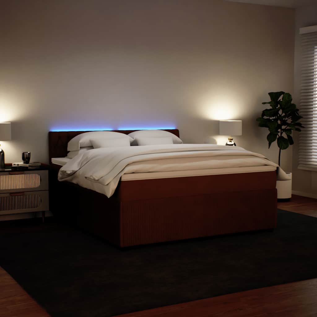 Sommier à lattes de lit avec matelas Rose 180x200 cm Velours - XIOS