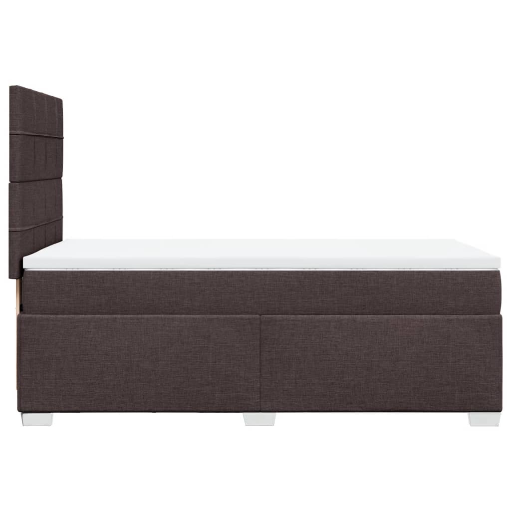 Sommier à lattes de lit avec matelas Marron foncé 90x200 cm - XIOS