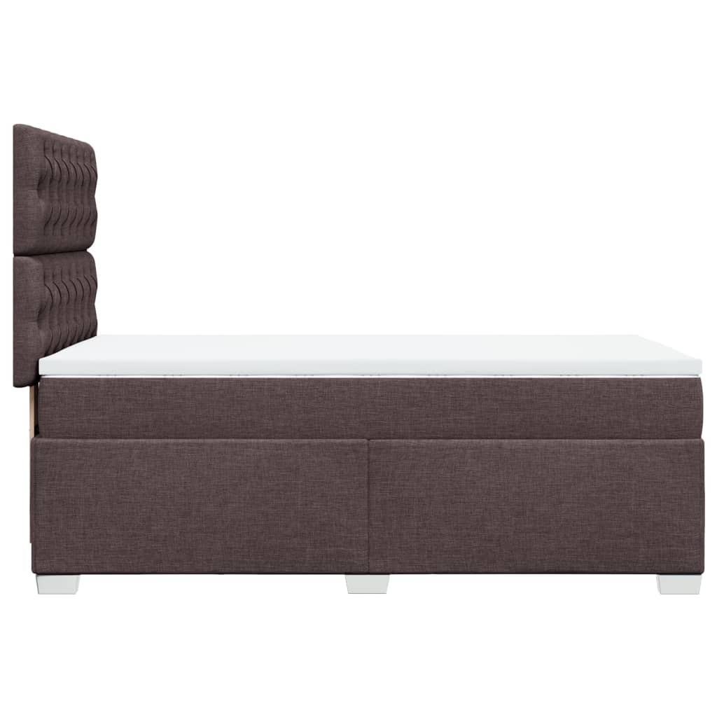 Sommier à lattes de lit avec matelas Marron foncé 100x200 cm - XIOS