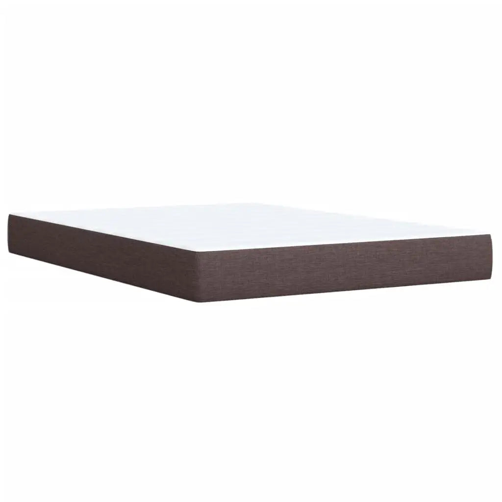 Sommier à lattes de lit avec matelas Marron foncé 140x190 cm - XIOS