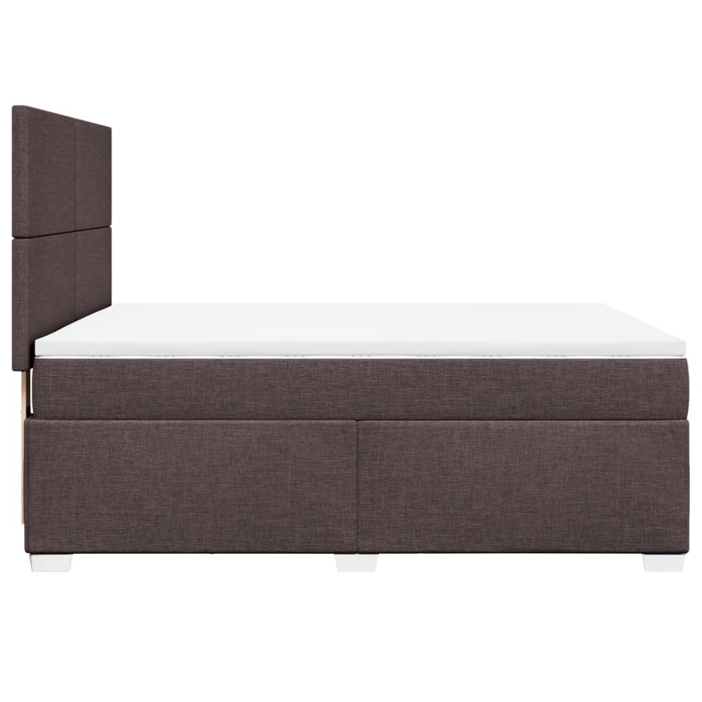 Sommier à lattes de lit avec matelas Marron foncé 140x200 cm - XIOS