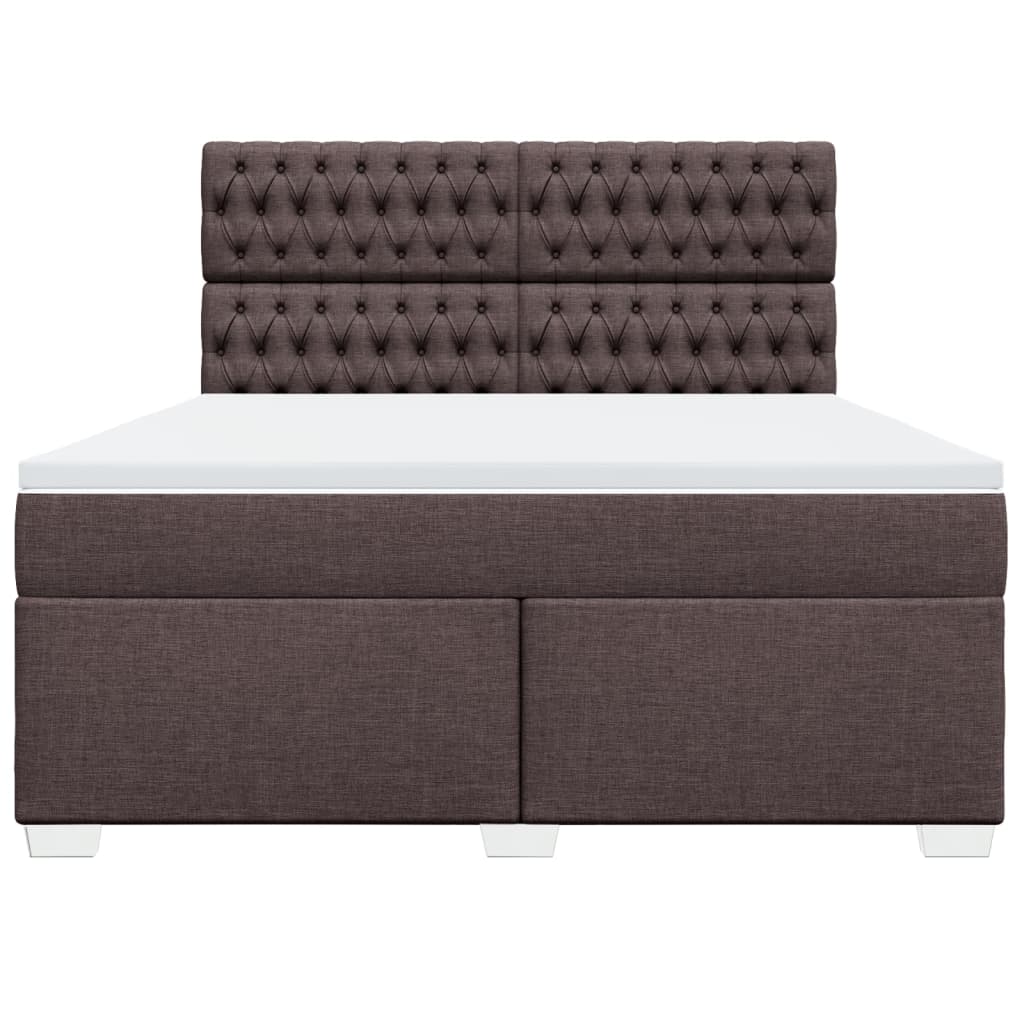 Sommier à lattes de lit avec matelas Marron foncé 180x200 cm - XIOS