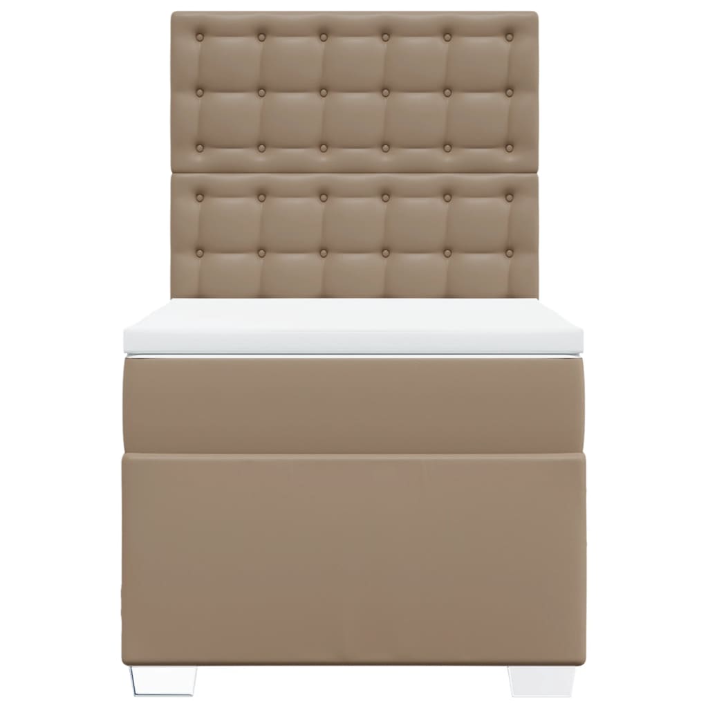 Sommier à lattes de lit avec matelas Cappuccino 80x200 cm - XIOS