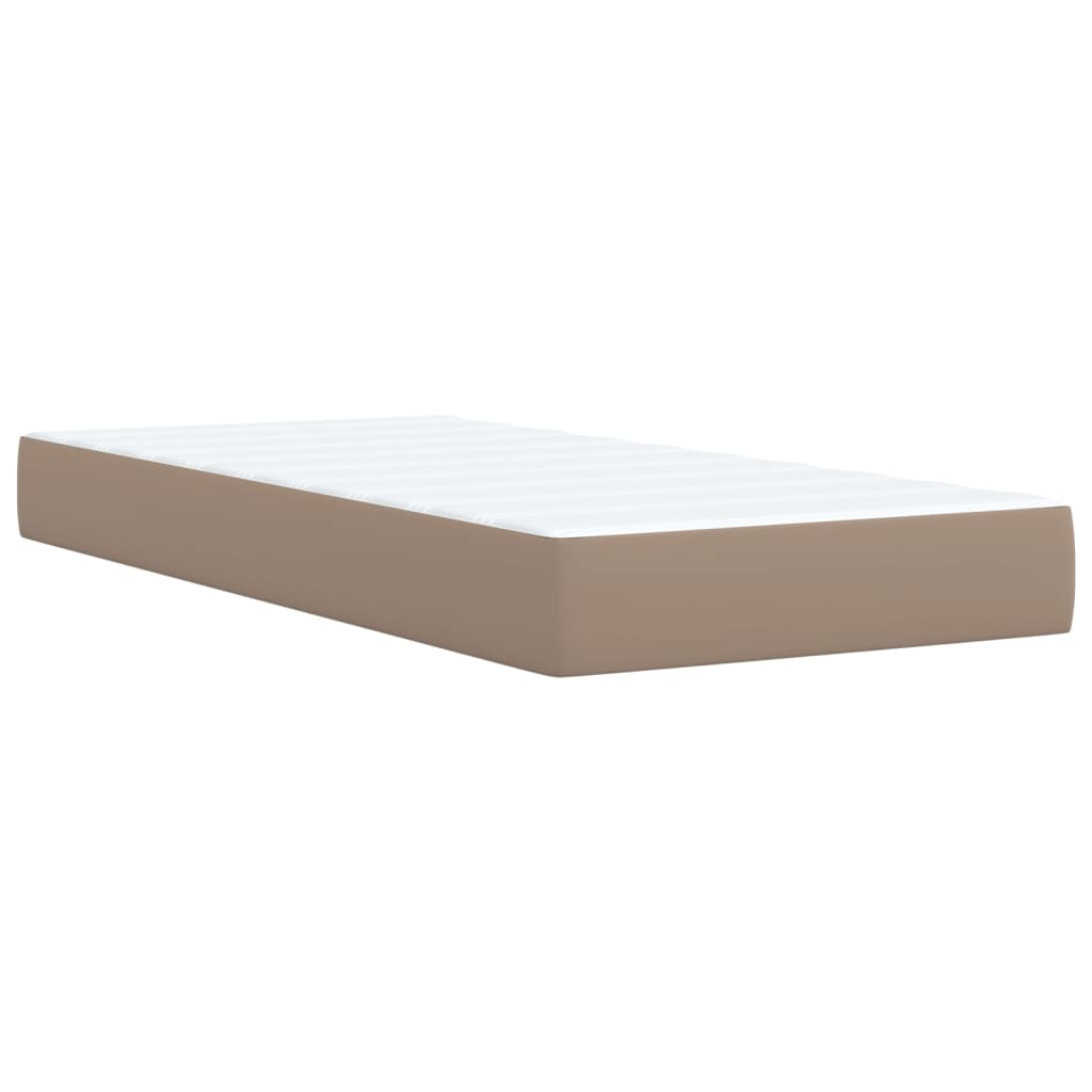 Sommier à lattes de lit avec matelas Cappuccino 90x200 cm - XIOS