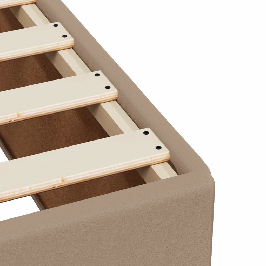 Sommier à lattes de lit avec matelas Cappuccino 140x190 cm - XIOS