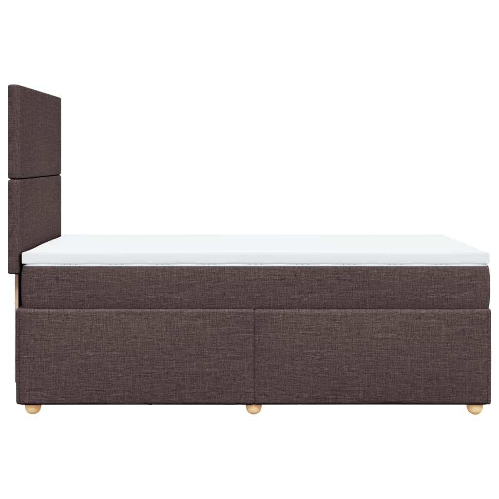 Sommier à lattes de lit avec matelas Marron foncé 90x190 cm - XIOS