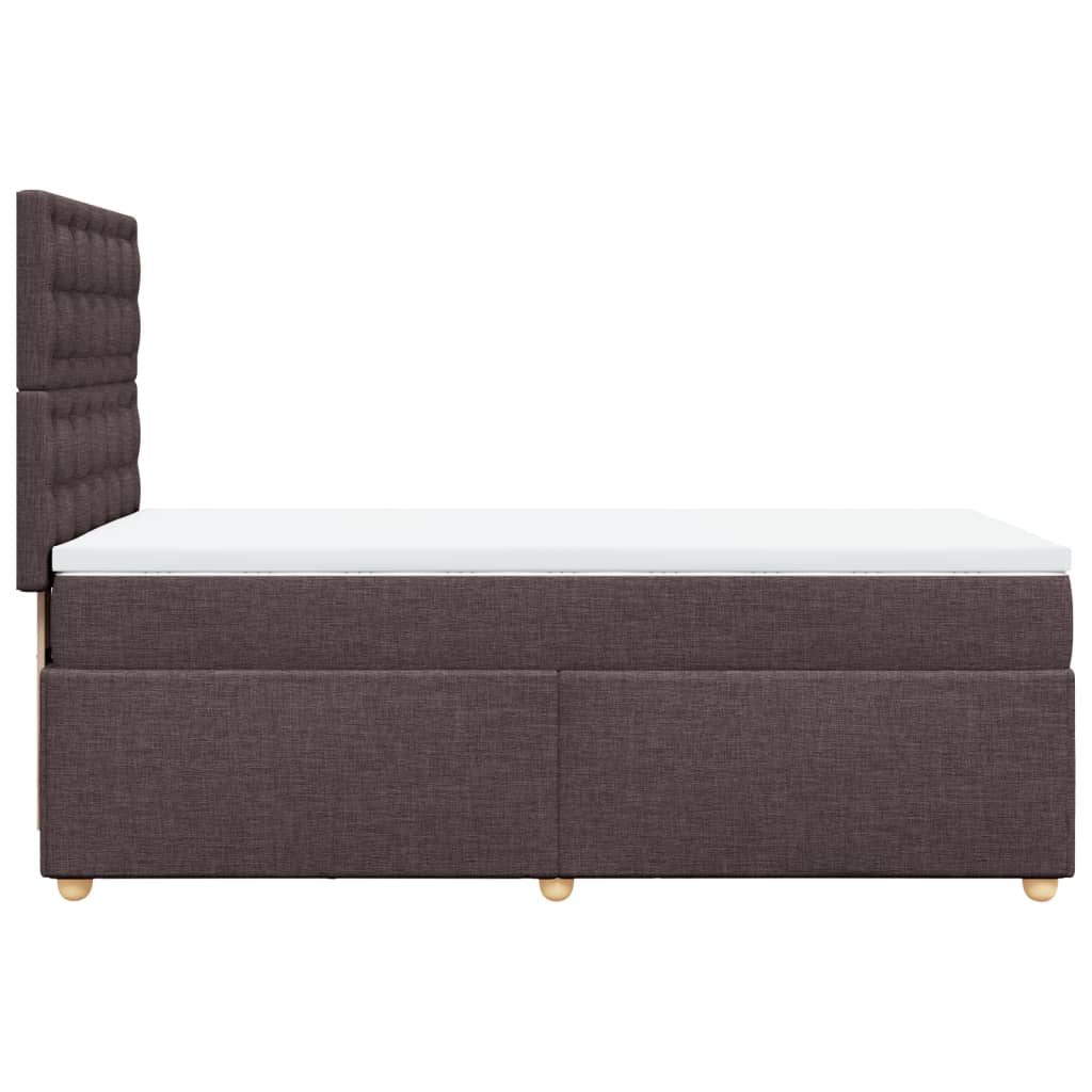 Sommier à lattes de lit avec matelas Marron foncé 90x200 cm - XIOS