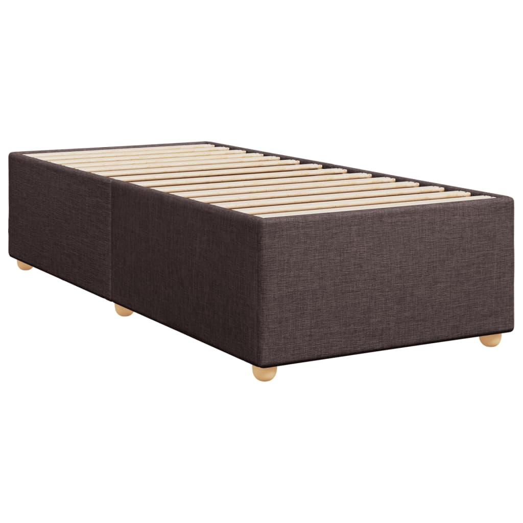 Sommier à lattes de lit avec matelas Marron foncé 100x200 cm - XIOS