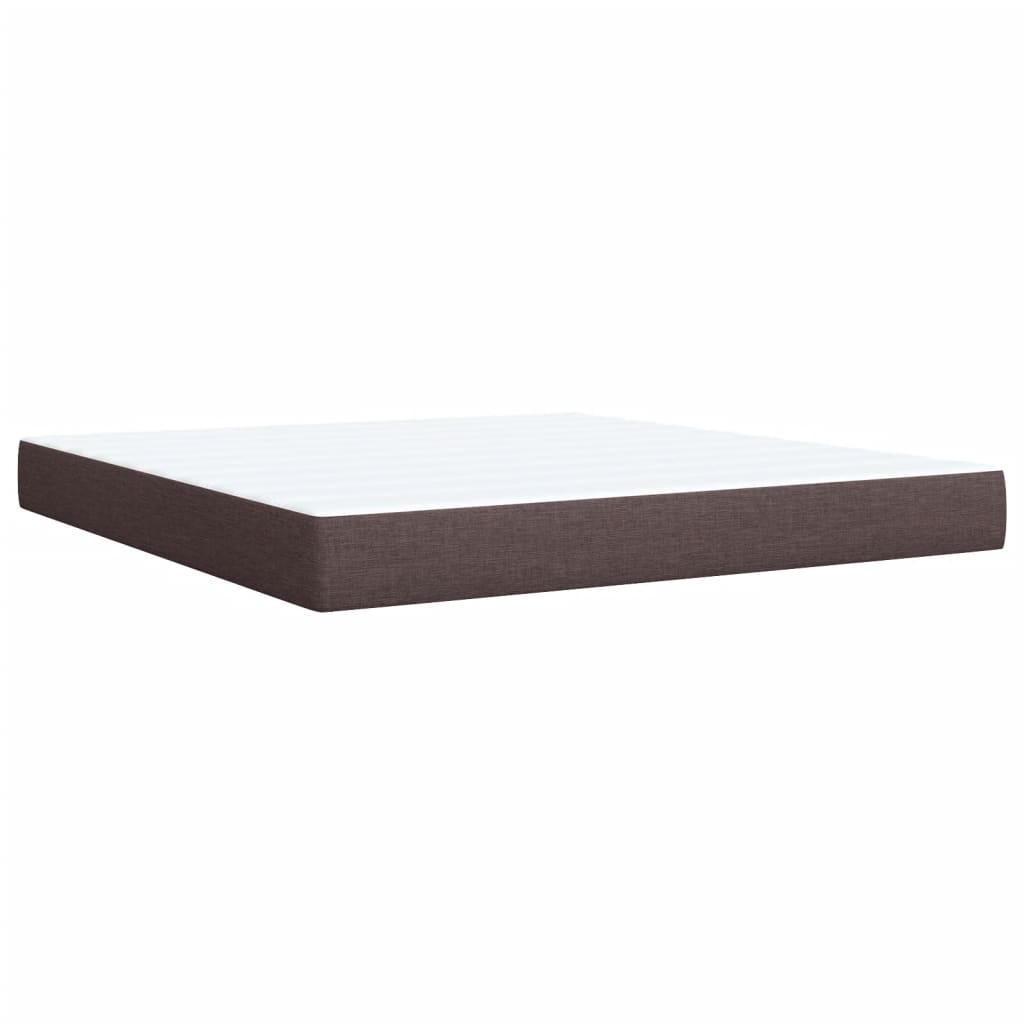 Sommier à lattes de lit avec matelas Marron foncé 180x200 cm - XIOS