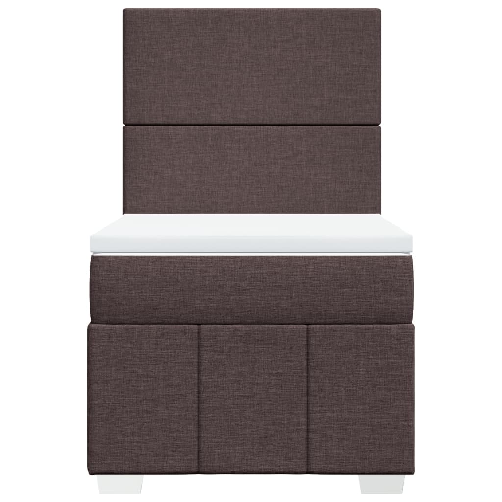 Sommier à lattes de lit avec matelas Marron foncé 90x190 cm - XIOS