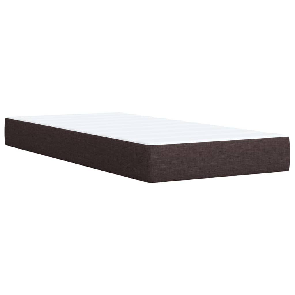 Sommier à lattes de lit avec matelas Marron foncé 90x190 cm - XIOS