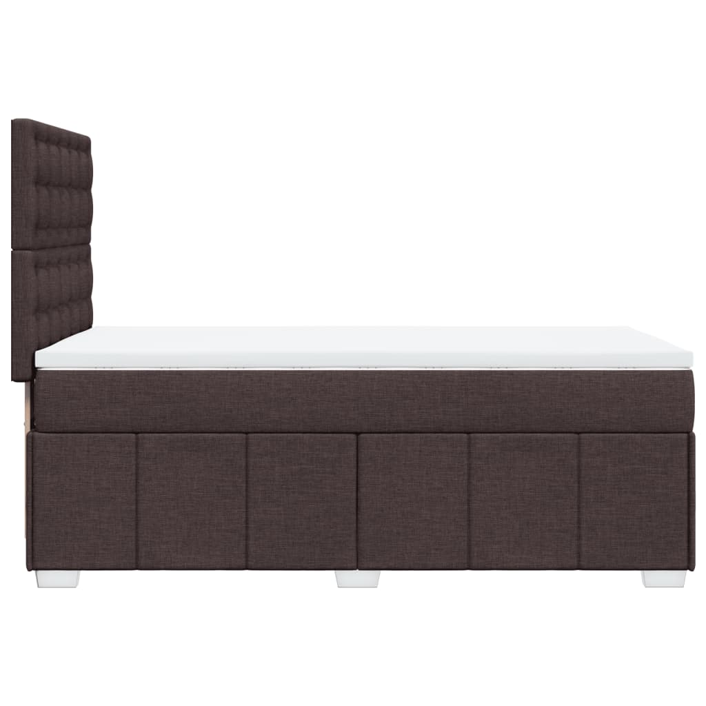Sommier à lattes de lit avec matelas Marron foncé 90x190 cm - XIOS