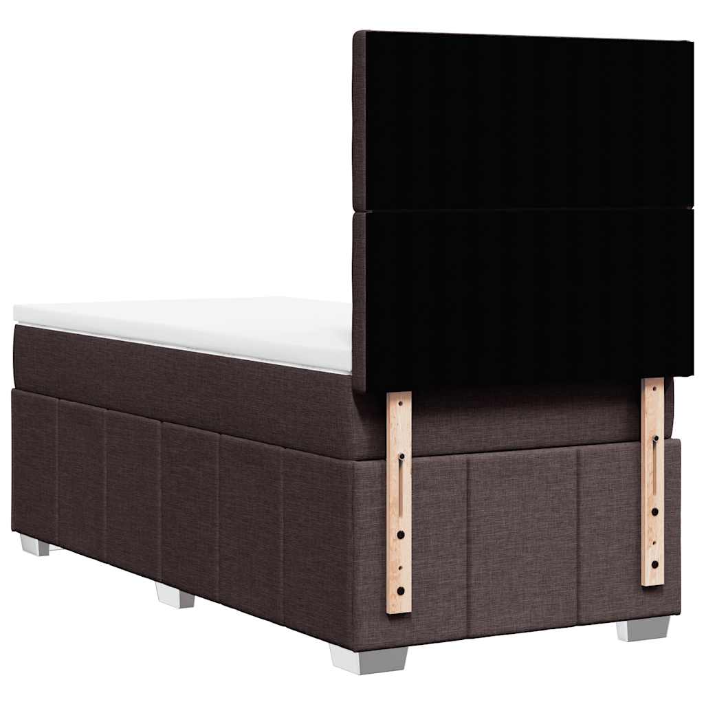 Sommier à lattes de lit avec matelas Marron foncé 90x200 cm - XIOS