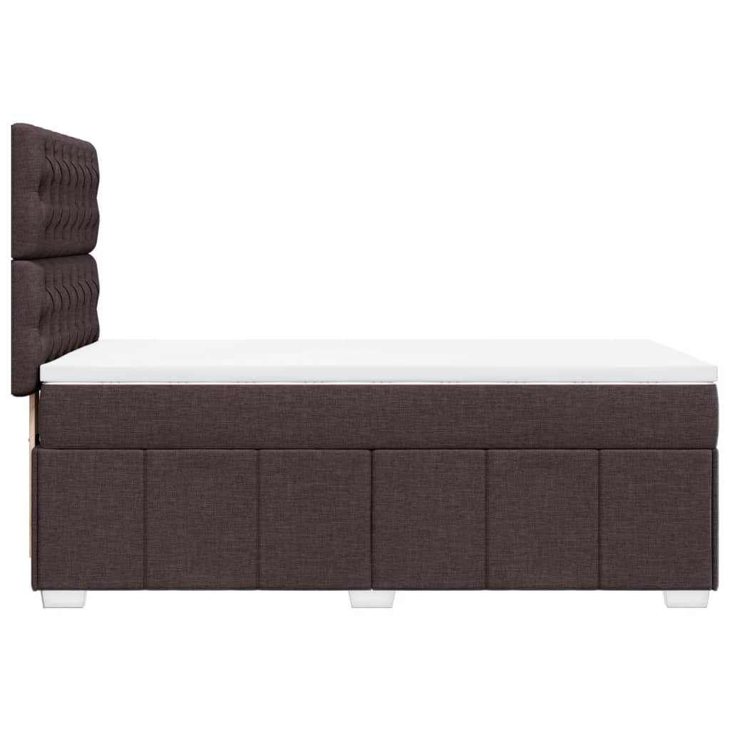 Sommier à lattes de lit avec matelas Marron foncé 100x200 cm - XIOS