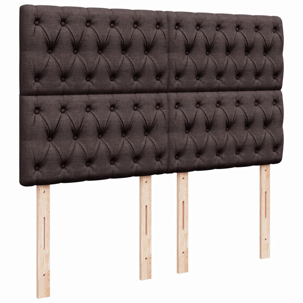 Sommier à lattes de lit avec matelas Marron foncé 140x190 cm - XIOS