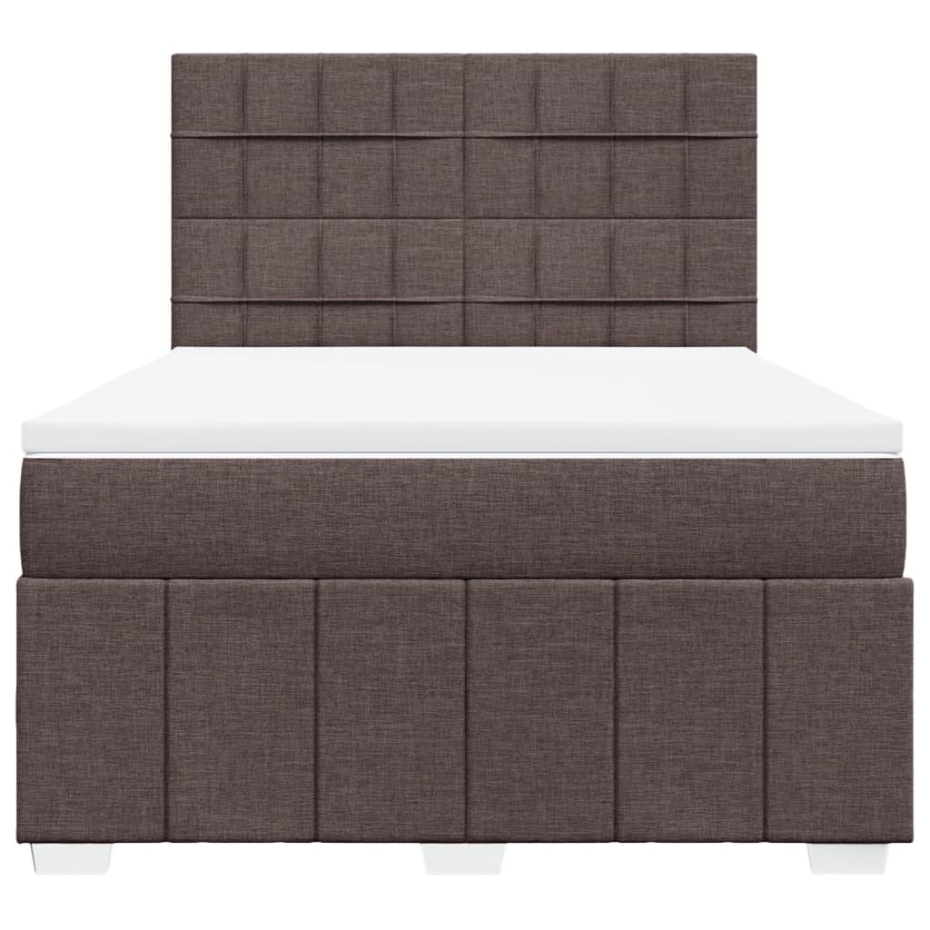 Sommier à lattes de lit avec matelas Marron foncé 160x200 cm - XIOS