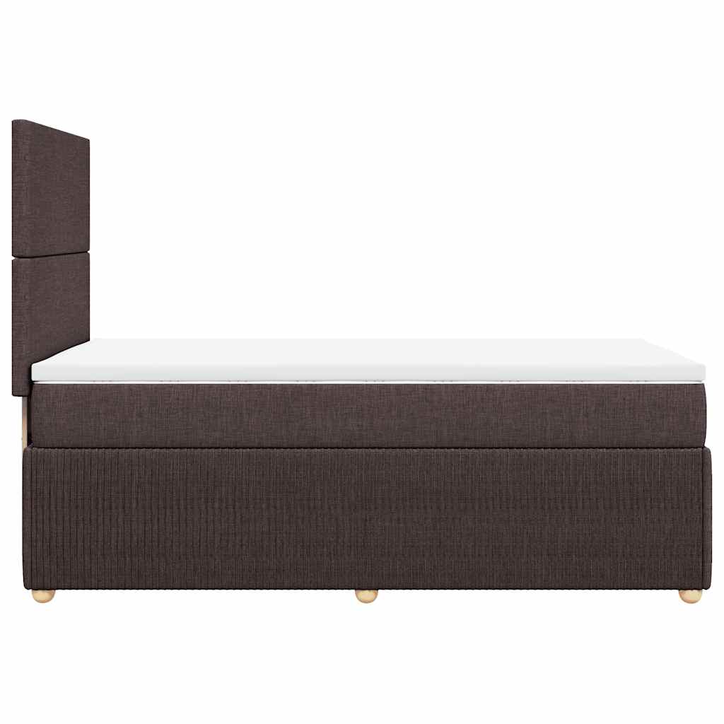 Sommier à lattes de lit avec matelas Marron foncé 80x200 cm - XIOS