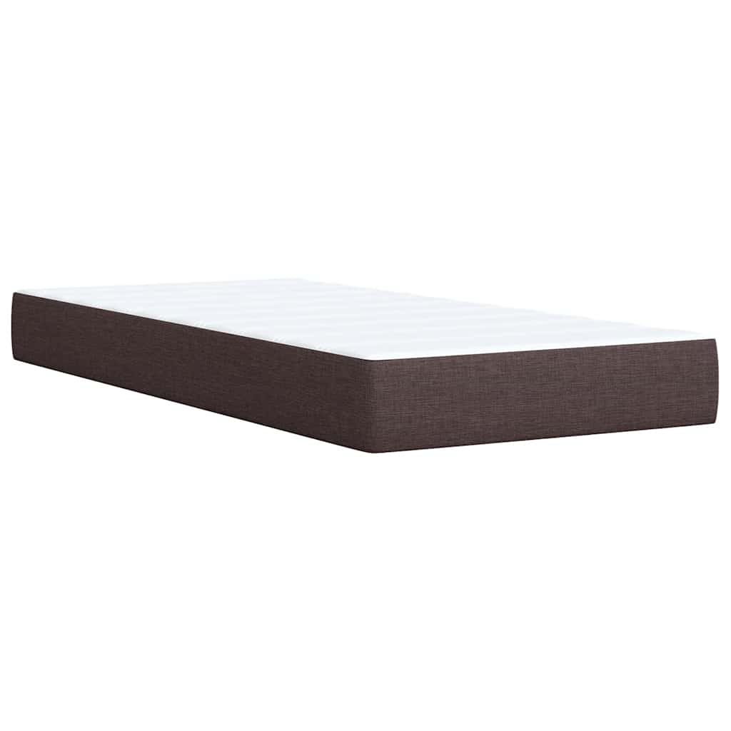 Sommier à lattes de lit avec matelas Marron foncé 80x200 cm - XIOS