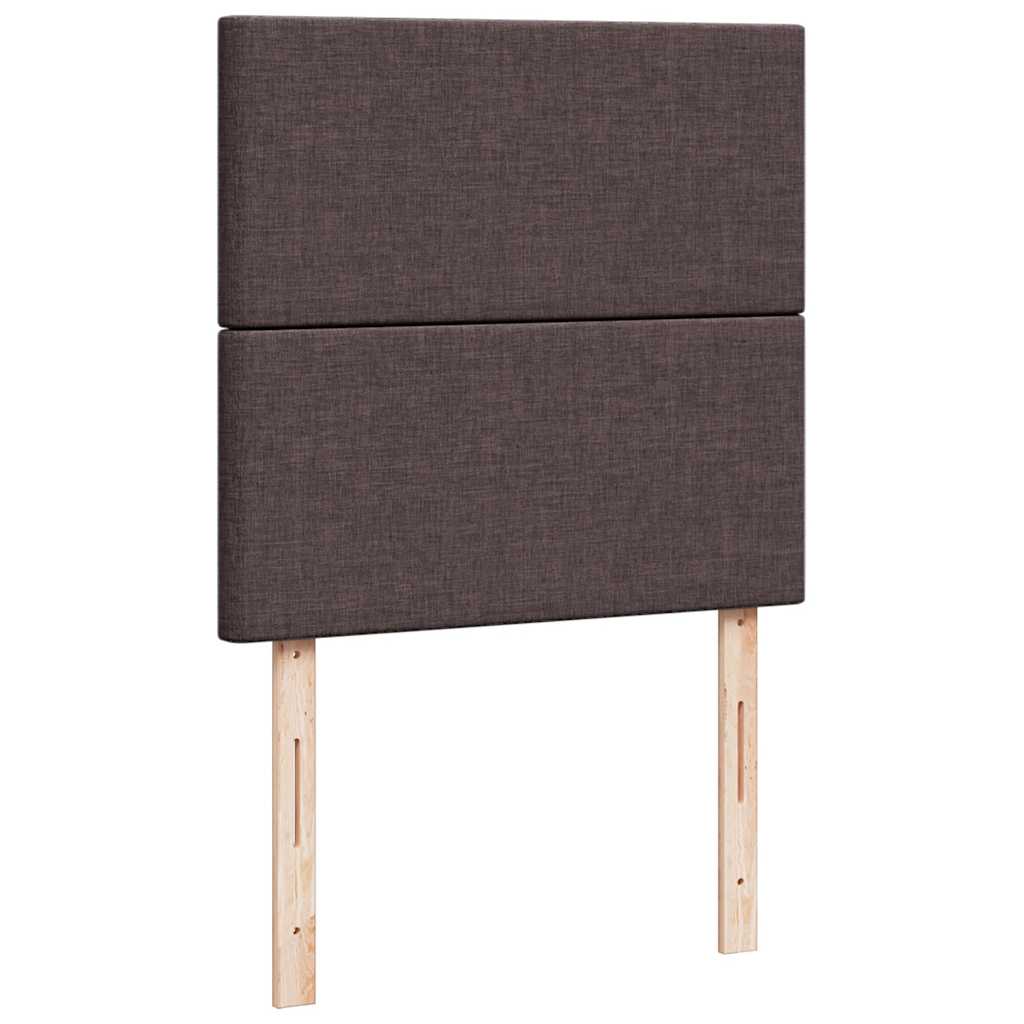Sommier à lattes de lit avec matelas Marron foncé 90x190 cm - XIOS
