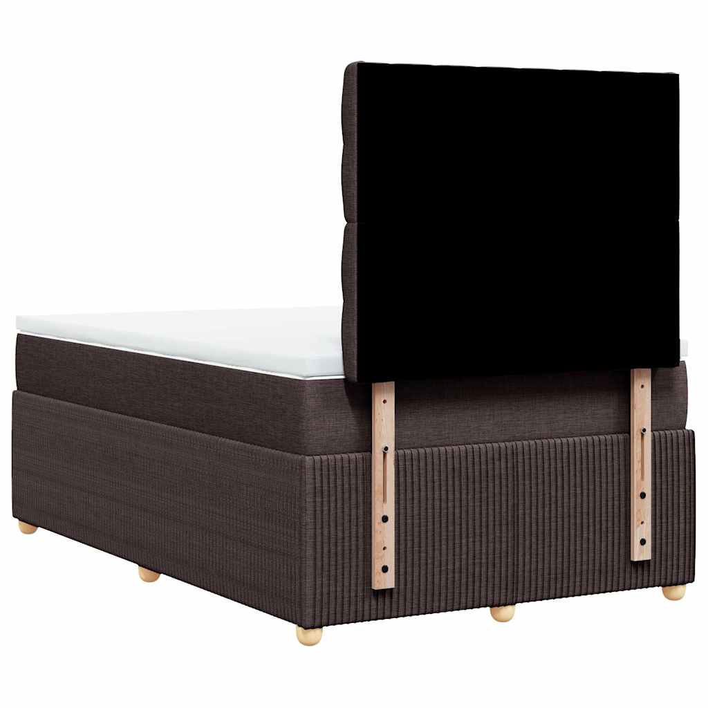 Sommier à lattes de lit avec matelas Marron foncé 120x200 cm - XIOS