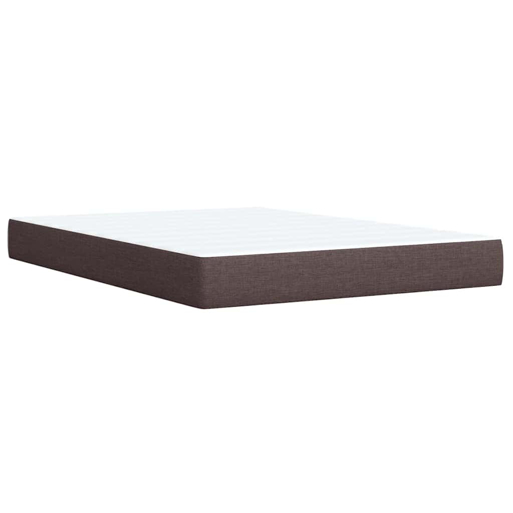 Sommier à lattes de lit avec matelas Marron foncé 140x190 cm - XIOS