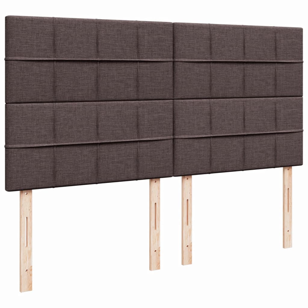 Sommier à lattes de lit avec matelas Marron foncé 180x200 cm Lits & cadres de lit vidaXL