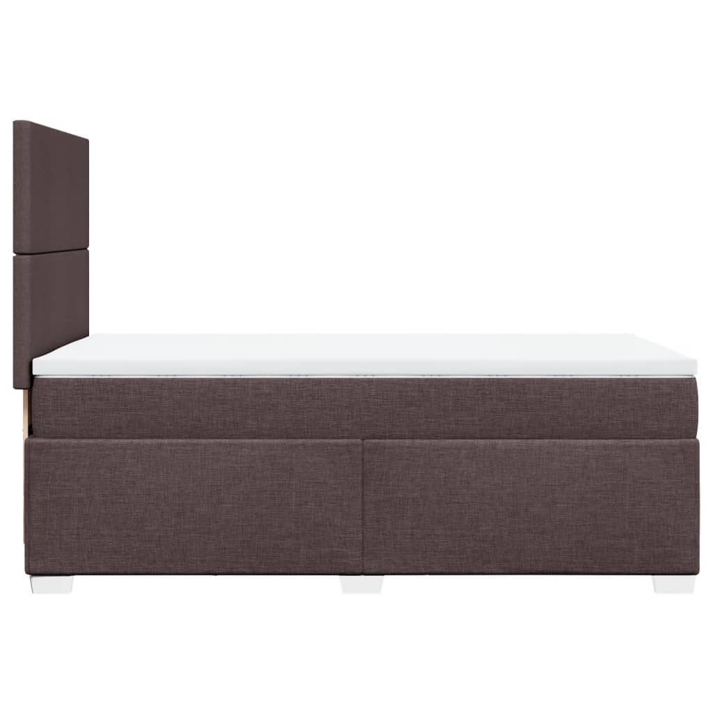Sommier à lattes de lit avec matelas Marron foncé 80x200 cm - XIOS