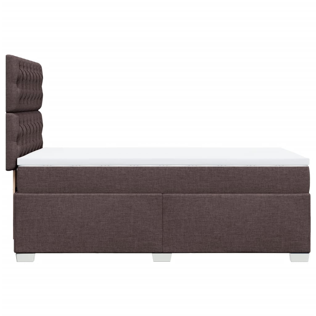 Sommier à lattes de lit avec matelas Marron foncé 80x200 cm - XIOS