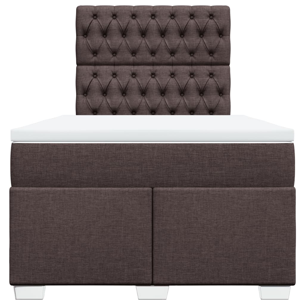 Sommier à lattes de lit avec matelas Marron foncé 120x200 cm - XIOS