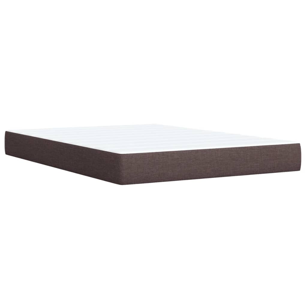Sommier à lattes de lit avec matelas Marron foncé 140x190 cm - XIOS